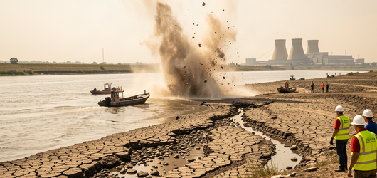Canicule en Europe : la Roumanie dynamite le Danube pour sauver son réacteur nucléaire