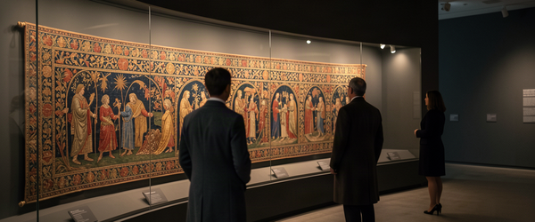 La tapisserie de Bayeux accessible aux riches clients d’un hôtel de luxe