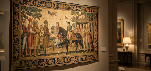 La tapisserie de Bayeux accessible aux riches clients d’un hôtel de luxe