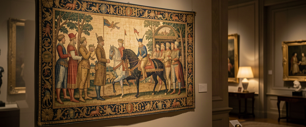 La tapisserie de Bayeux accessible aux riches clients d’un hôtel de luxe