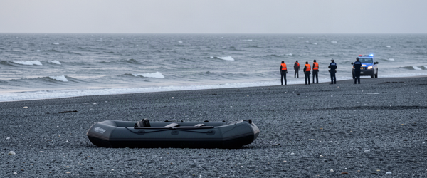 Migrants et police française s’affrontent sur une plage du nord de la France