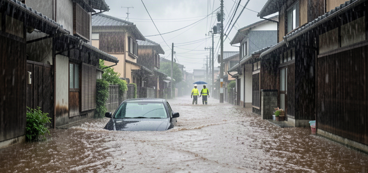 Pluies extrêmes au Japon et tornade en France frappent l’actualité météo