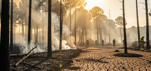 Près de 500 arrestations en France pour incendies criminels sur fond de canicule européenne