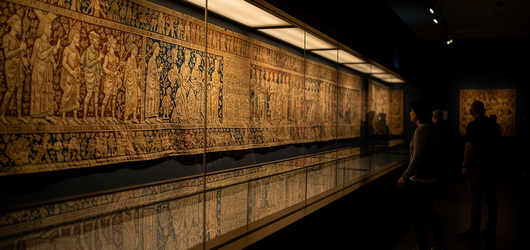 La tapisserie de Bayeux prêtée au Royaume-Uni, symbole d’amitié franco-britannique