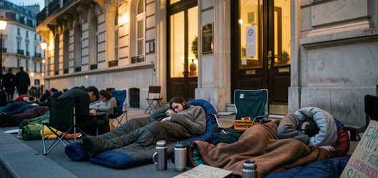 Des fans campent devant l’hôtel de Céline Dion avant son retour à Paris